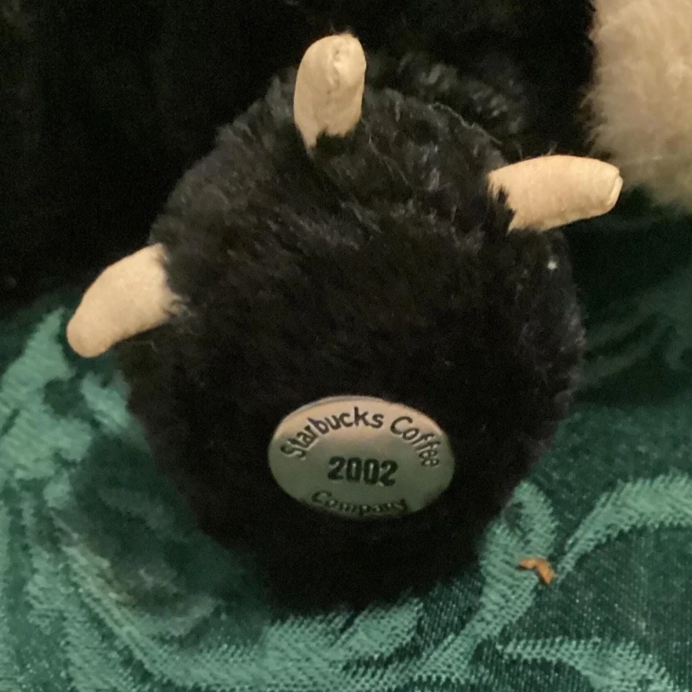 Starbucks Bearista Bear 20th Edition 2002 Halloween Black‎ Cat Glow Claws NWT
